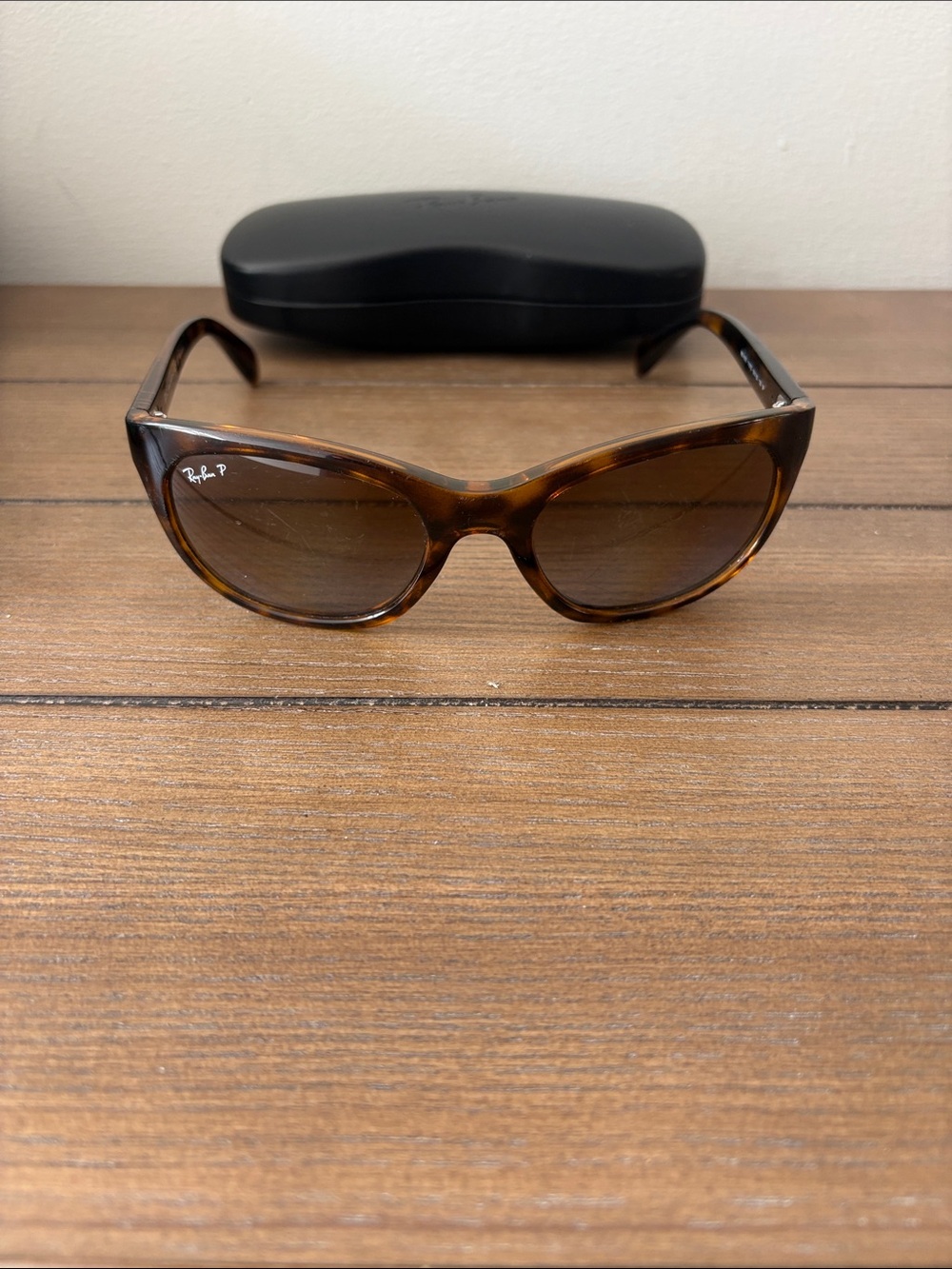 Ray-Ban Women's Tortoiseshell Brown Lens Cat-Eye Sunglasses